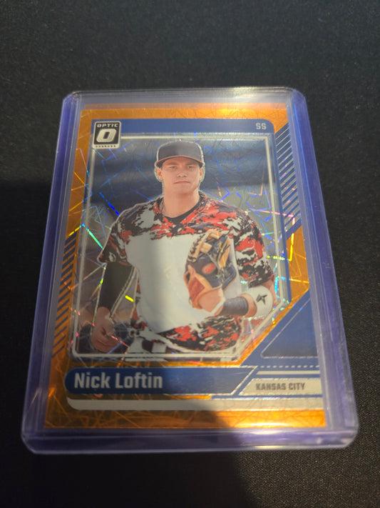 Nick Loftin Donruss Optic #52 (Orange Velocity)