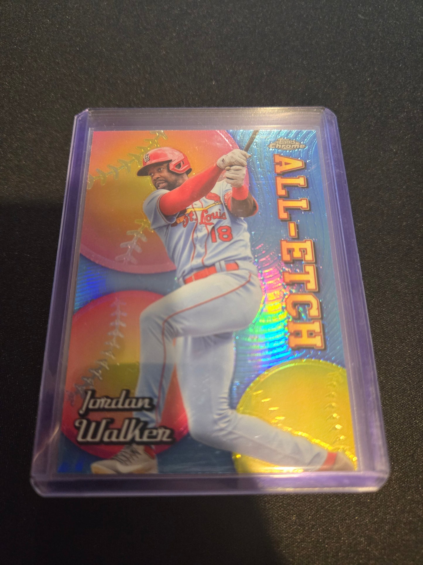 Jordan Walker Topps Chrome All-Etch CAE-23