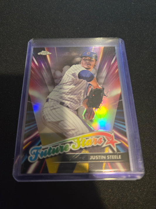 Justin Steele Topps Chrome Future Stars #FS-8