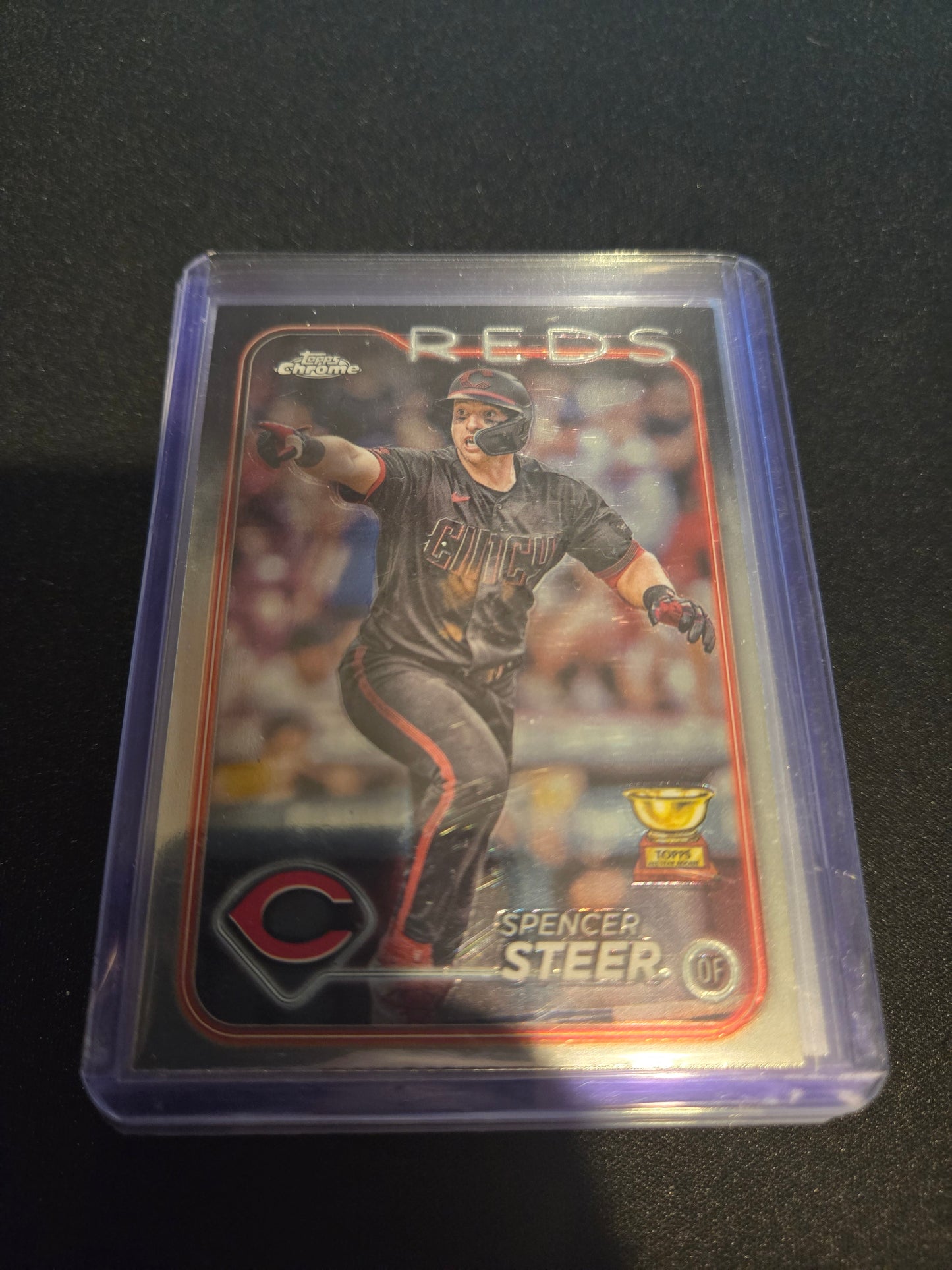 Spencer Steer Topps Chrome All-Rookie #104