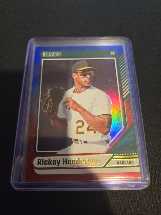 Rickey Henderson Donruss (Red Blue) #25