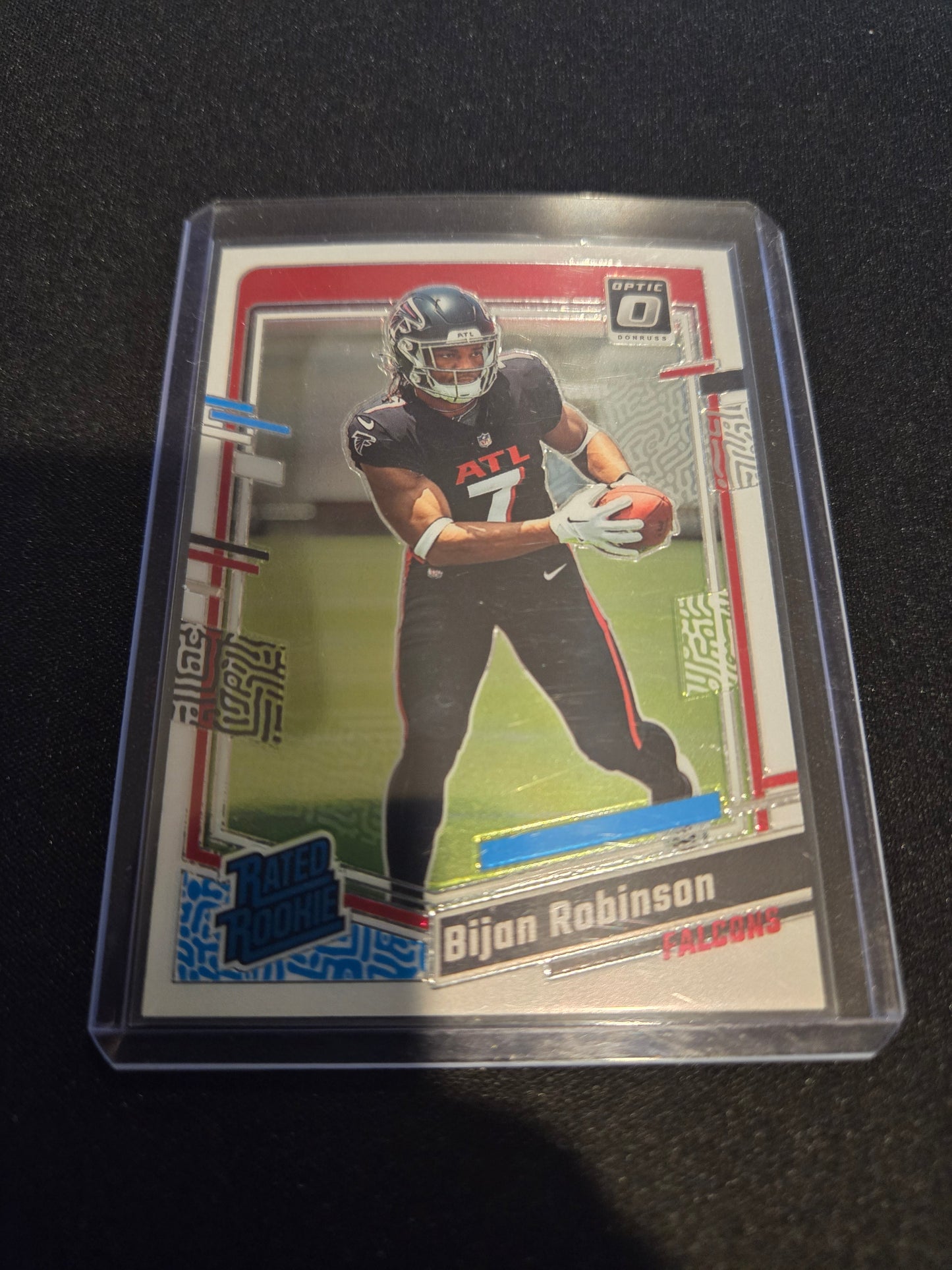 Bijan Robinson Donruss Optic Rookie #206