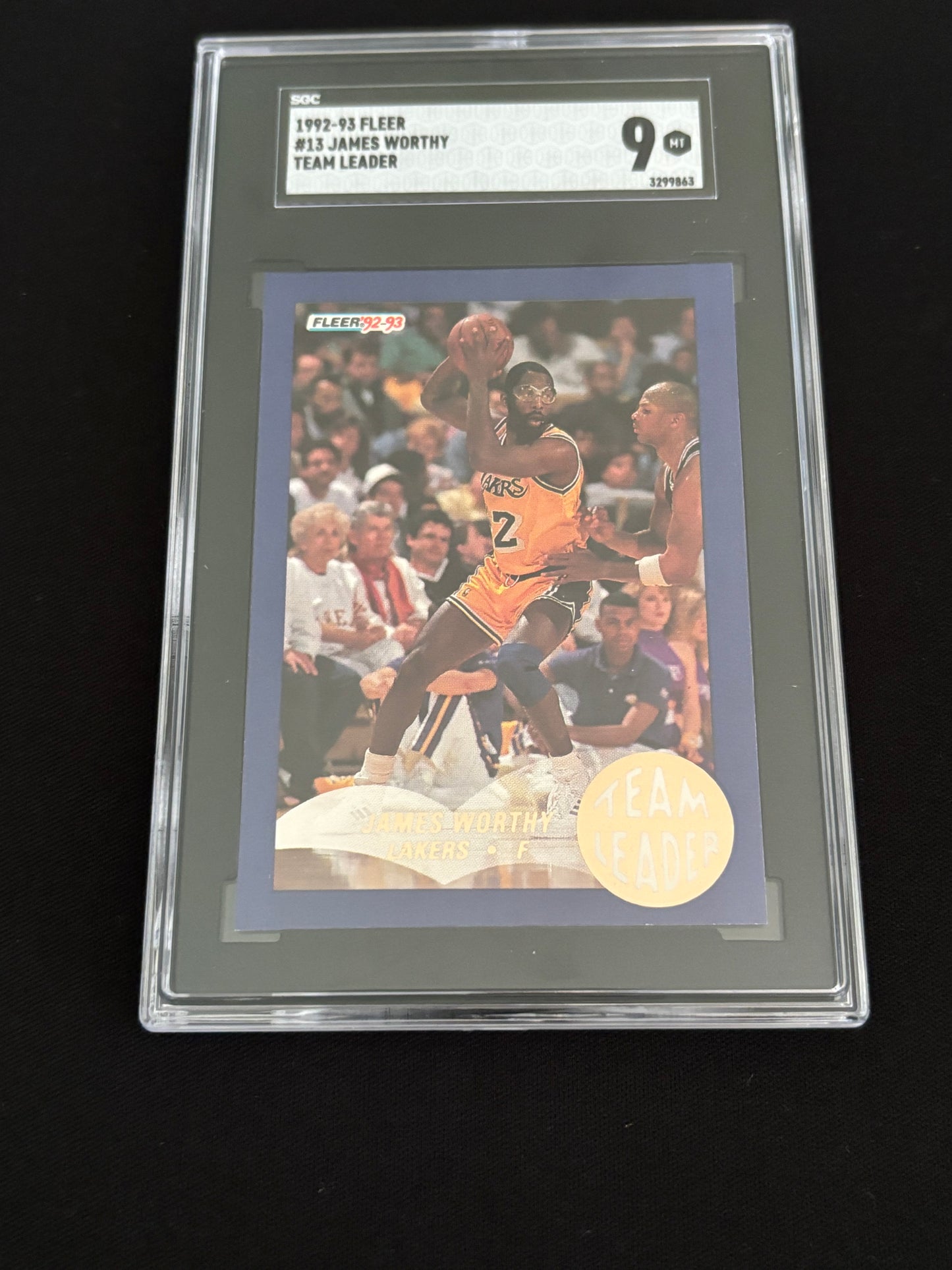 James Worthy Fleer Team Leader #13