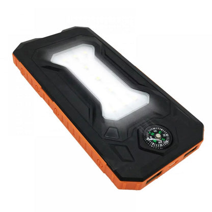 Waterproof 600000Mah Dual USB Portable Solar Battery Charger Solar Power Bank for Iphone, Mobile Cell Phone