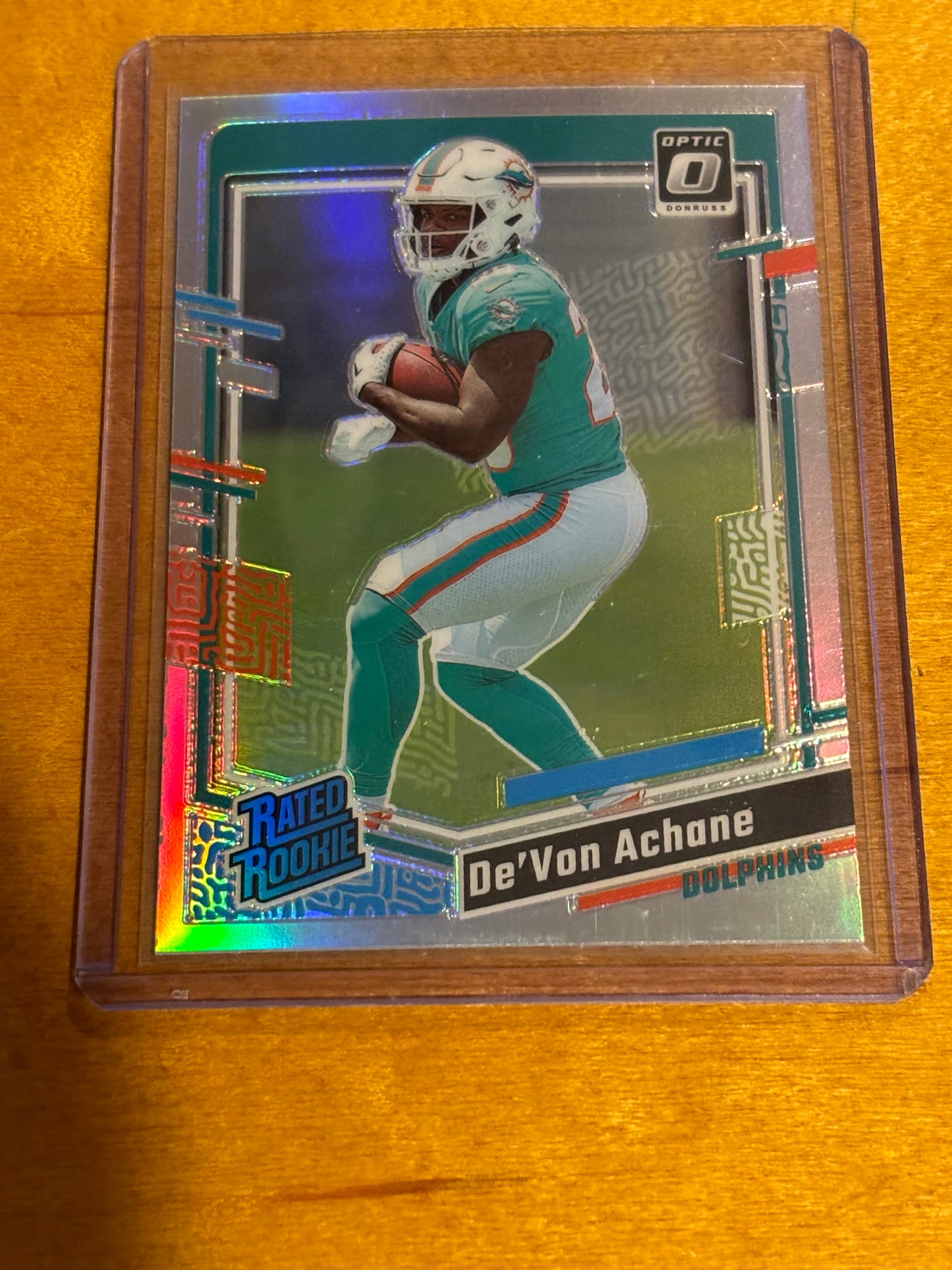 De'Von Achane Donruss Optic Rookie (Silver) #269