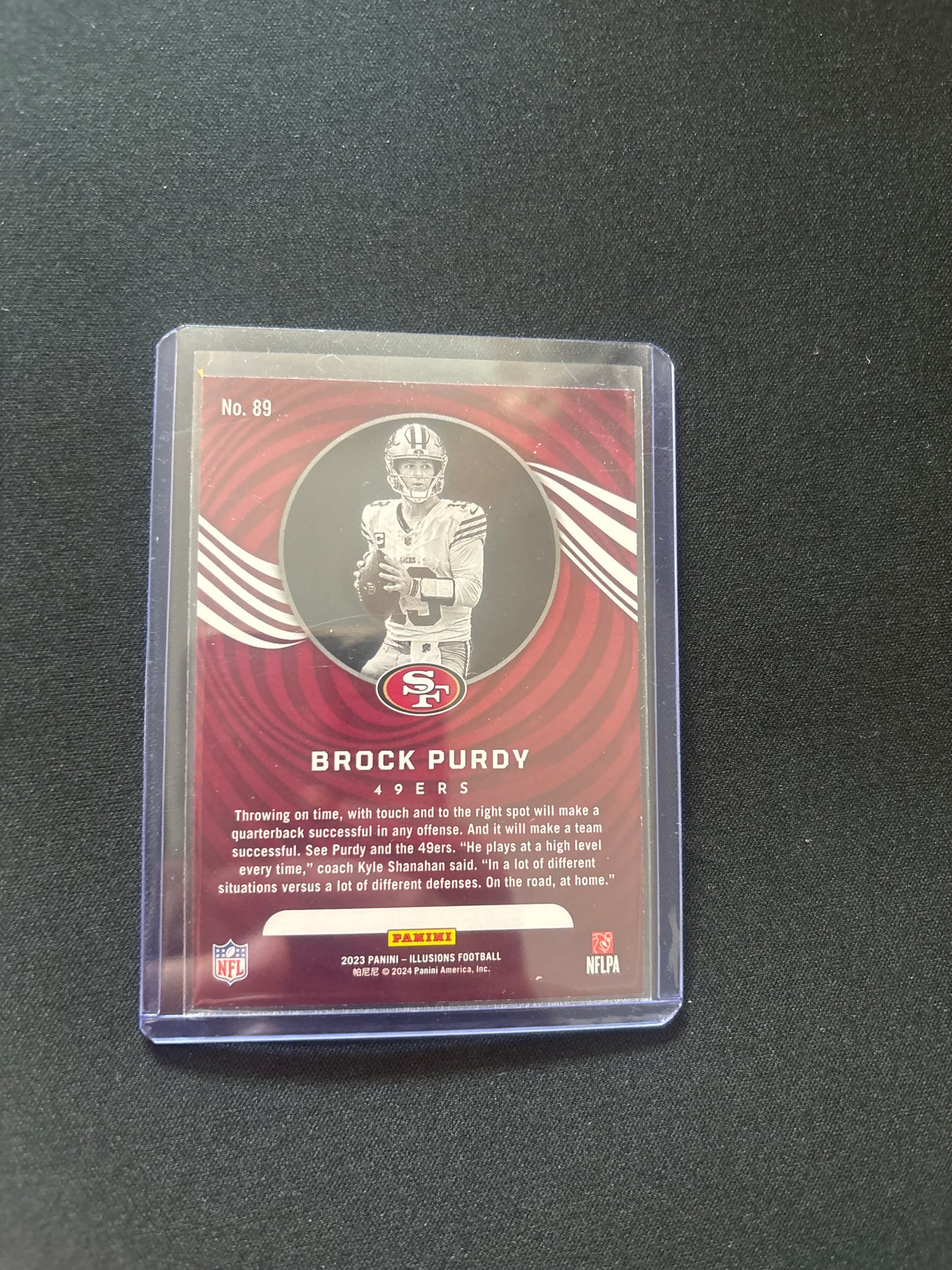 Brock Purdy Panini Illusions #89