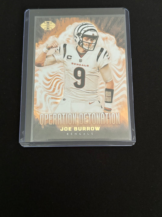 Joe Burrow Panini Illusions Operation Detonation #7