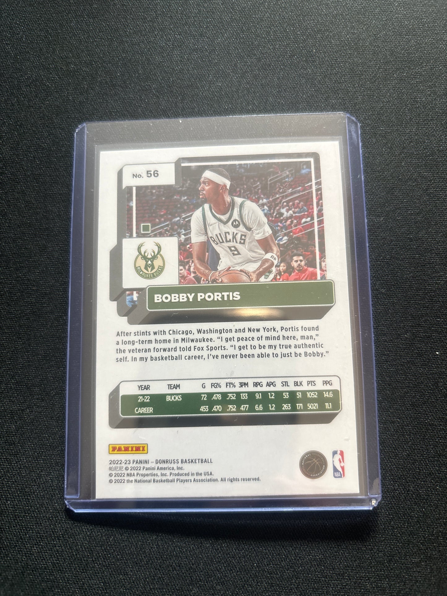 Bobby Portis Donruss (Green Lazer) #56