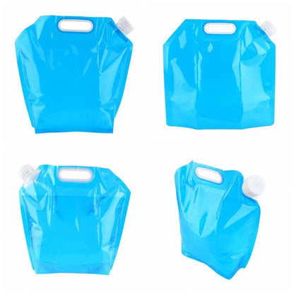 Water Bags Storage 5L/1.3 Gallon Collapsible Water Container Foldable Portable for Camping, Hiking, Picnic, Travel, BBQ