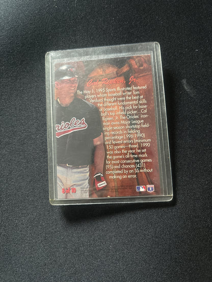 Cal Ripken 95 Fleer Smooth Leather 8 of 10