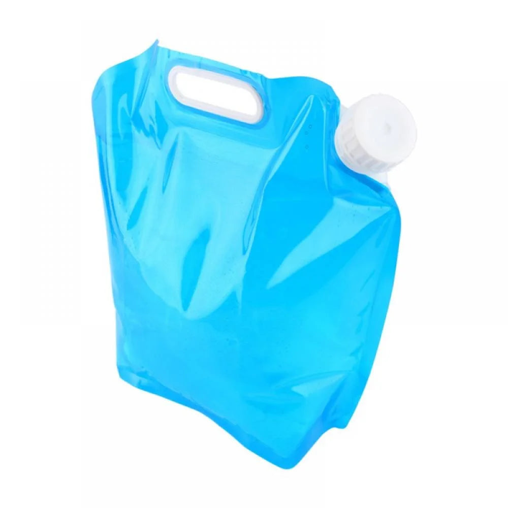 Water Bags Storage 5L/1.3 Gallon Collapsible Water Container Foldable Portable for Camping, Hiking, Picnic, Travel, BBQ