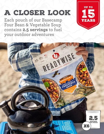 Basecamp Four Bean & Vegetable Soup (6 Pack)