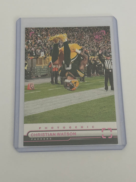 Christian Watson Panini Rookie (Pink) PH-34