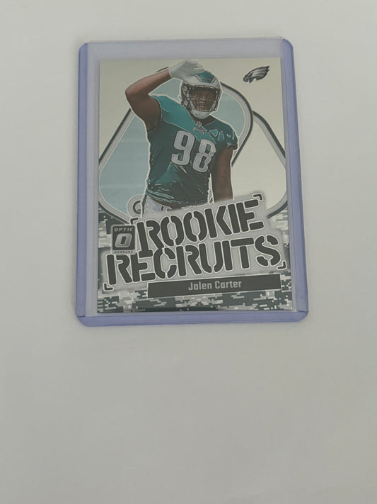 Jalen Carter Donruss Optic Rookie Recruits #10