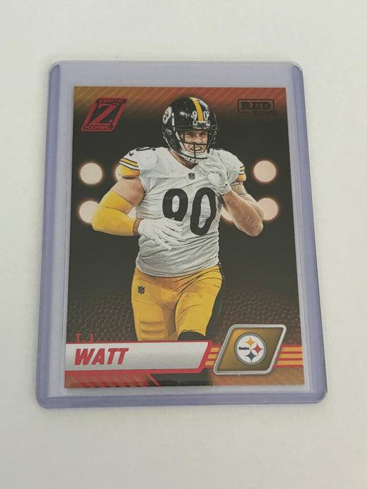 TJ Watt Panini Zenith Red Zone #87