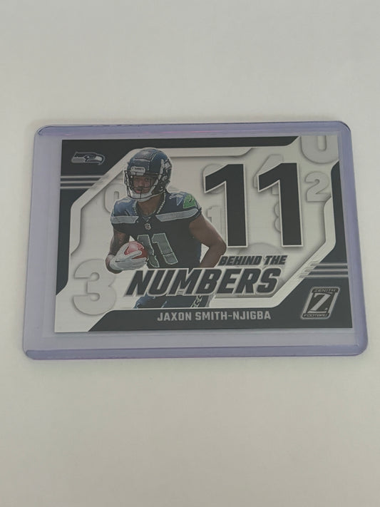 Jaxon Smith-Njigba Panini Zenith Behind the Numbers #12