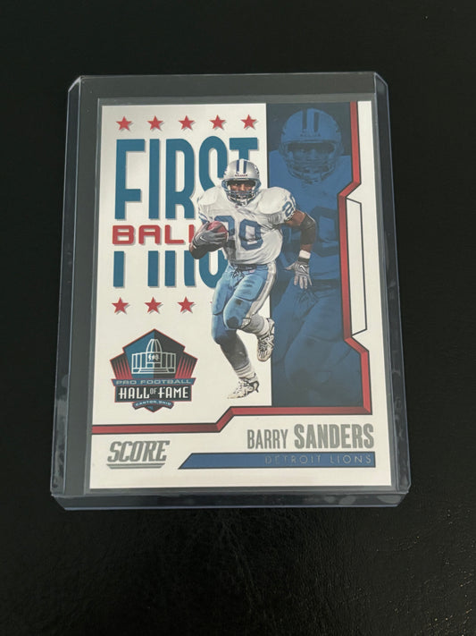 Barry Sanders Score First Ballot #9