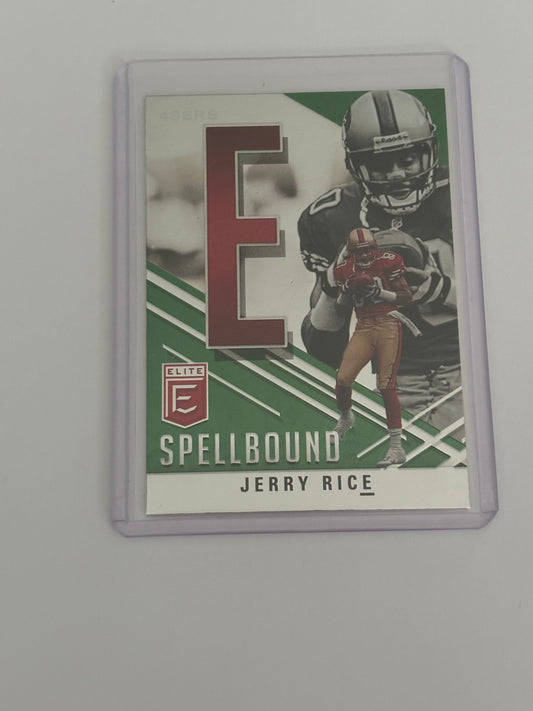 Jerry Rice Panini Elite Spellbound S-E