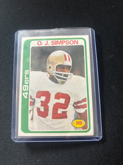 OJ Simpson 78 Topps #400