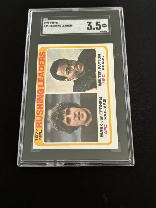 Walter Payton Topps Rushing Leaders #333