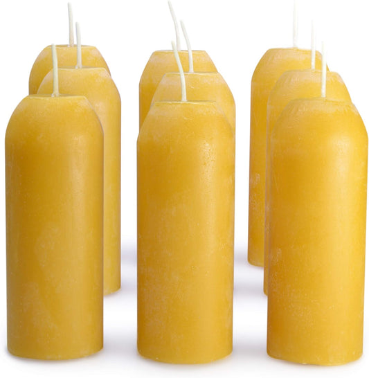 12-Hour Natural Beeswax Candles - Candle Lantern