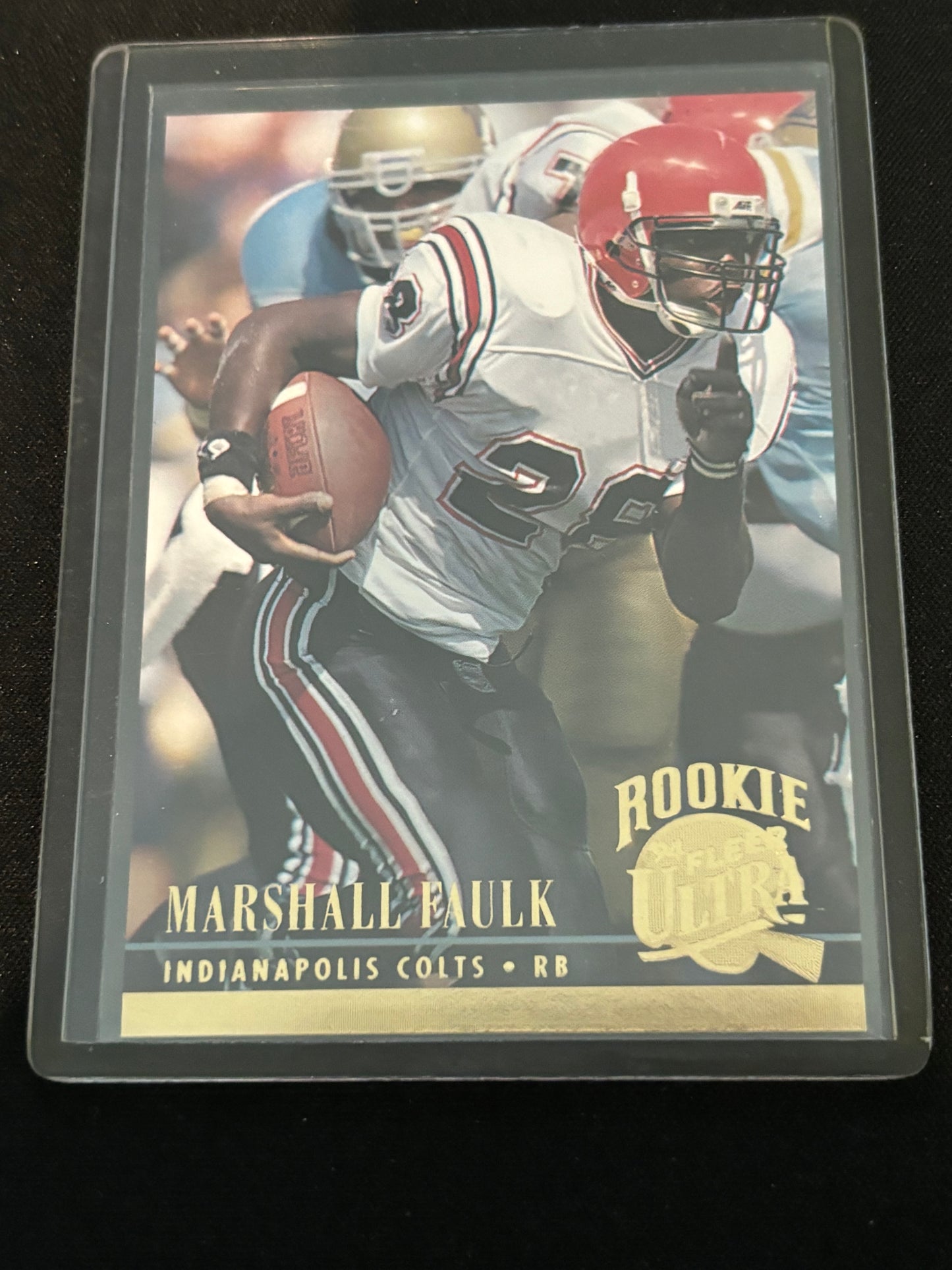 Marshall Faulk Fleer Ultra Rookie #133