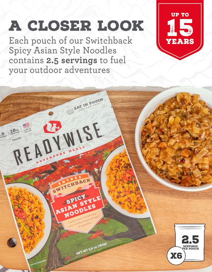 Switchback Spicy Asian Style Noodles (6 Pack)