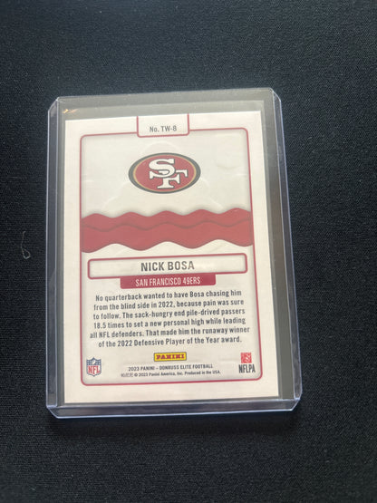 Nick Bosa Donruss Elite Title Waves TW-8 (Green)