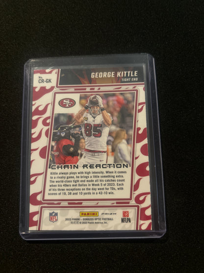 George Kittle Donruss Optic Chain Reaction CR-GK