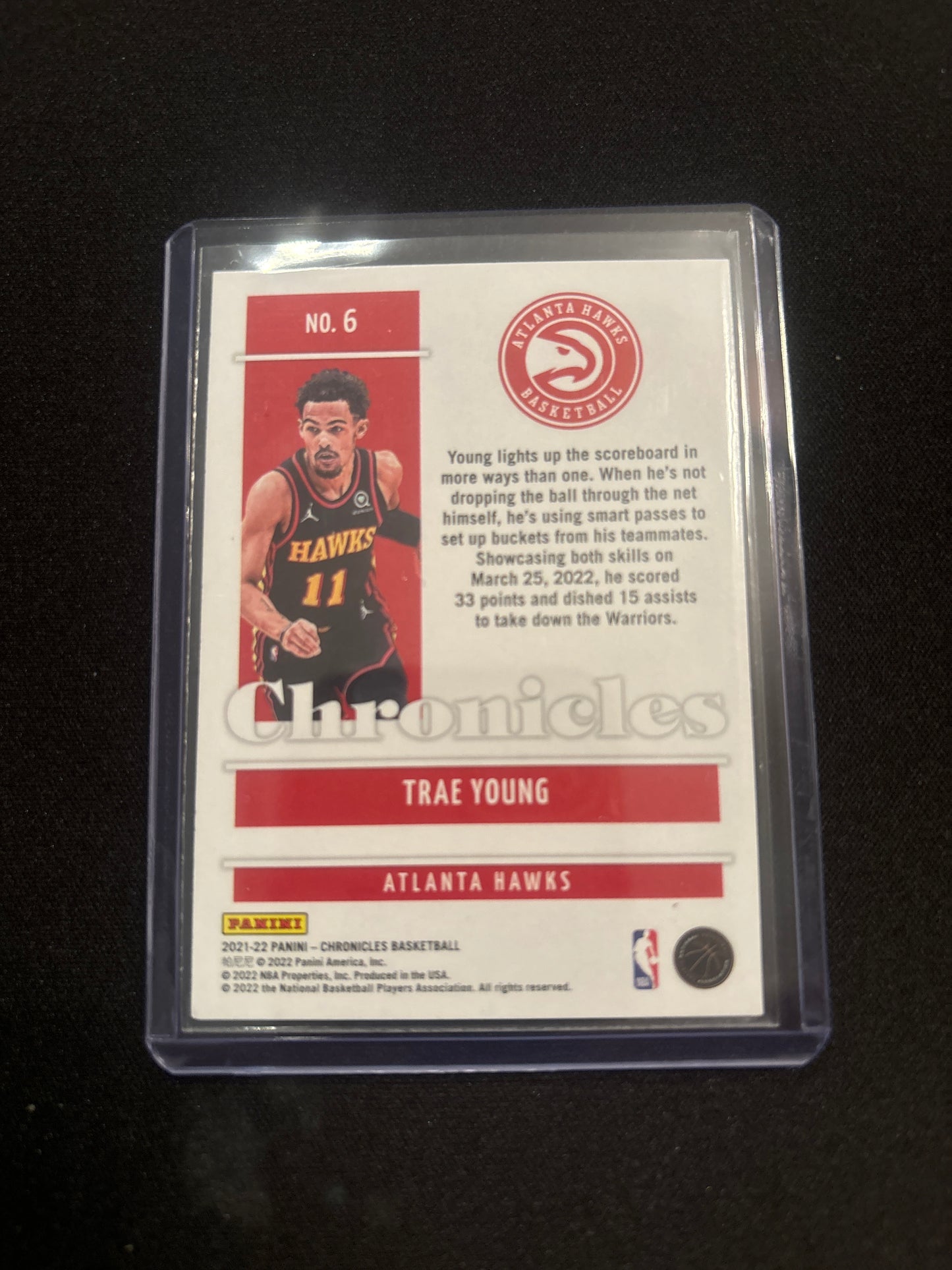 Trae Young Panini Chronicles #6