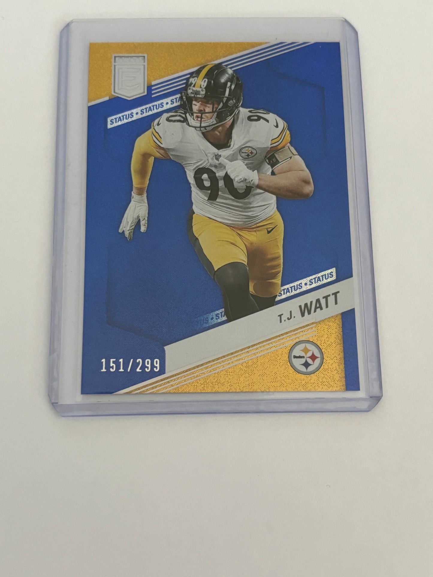 TJ Watt Panini Elite (Status Sparkle) Numbered 151/299 #91