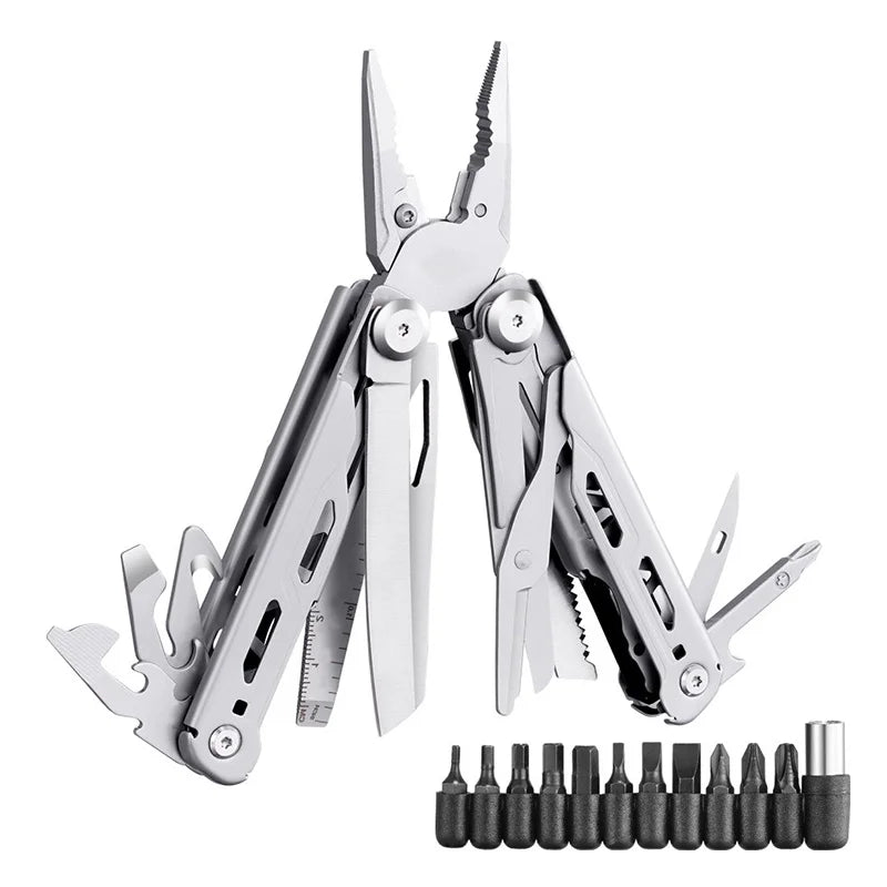 440A Stainless Steel Multi Tool Pliers Set - 16-In-1 and 17-In-1 - Elevate Outdoor Experiences