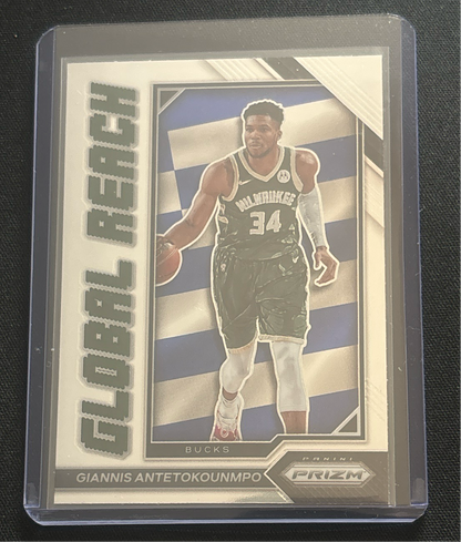 Giannis Antetokounmpo Panini Prizm Global Reach #3