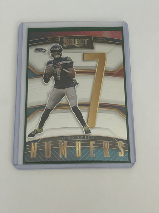 Geno Smith Panini Select Numbers SN-4