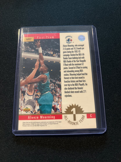 Alonzo Mourning Upper Deck All-Rookie Team AR2