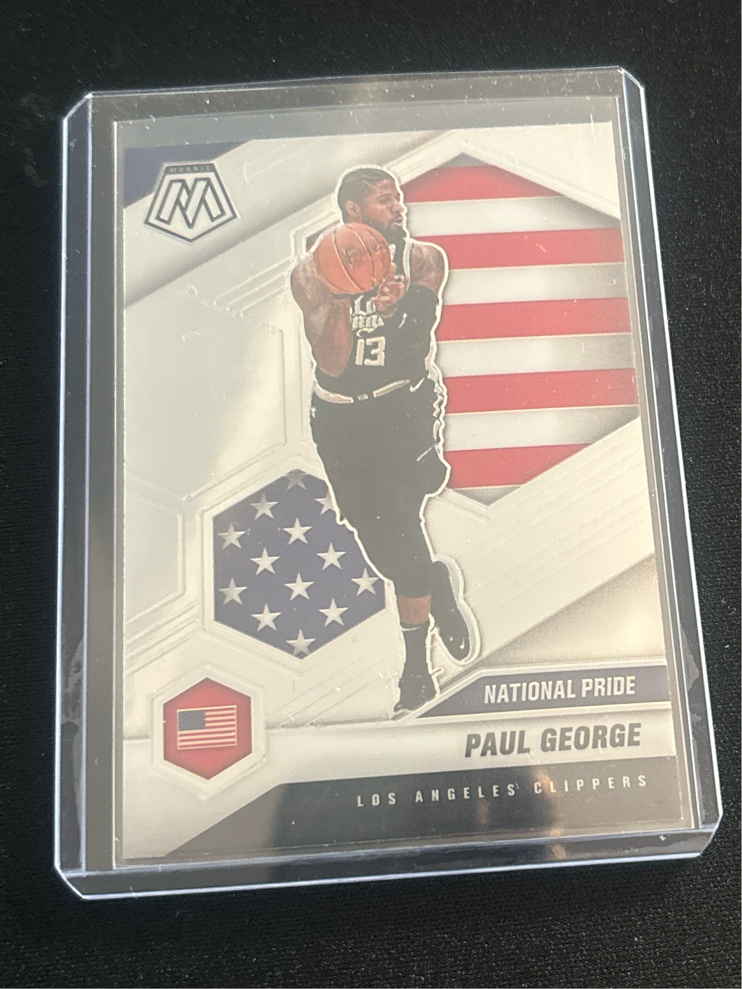 Paul George Panini Mosaic National Pride #255