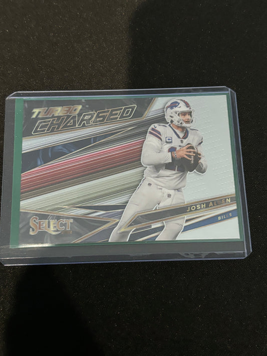 Josh Allen Panini Select Turbo Charged TUR-3