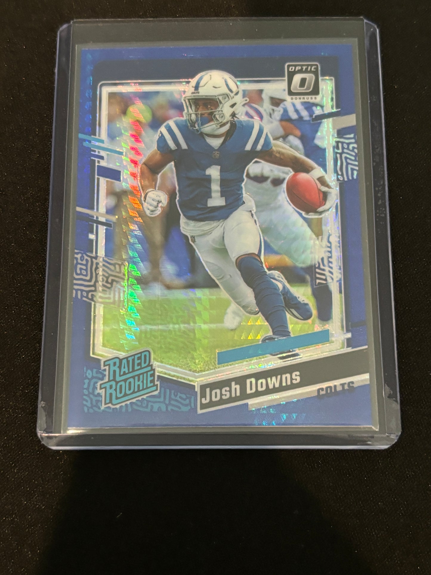 Josh Downs Donruss Optic (Blue Hyper) #248