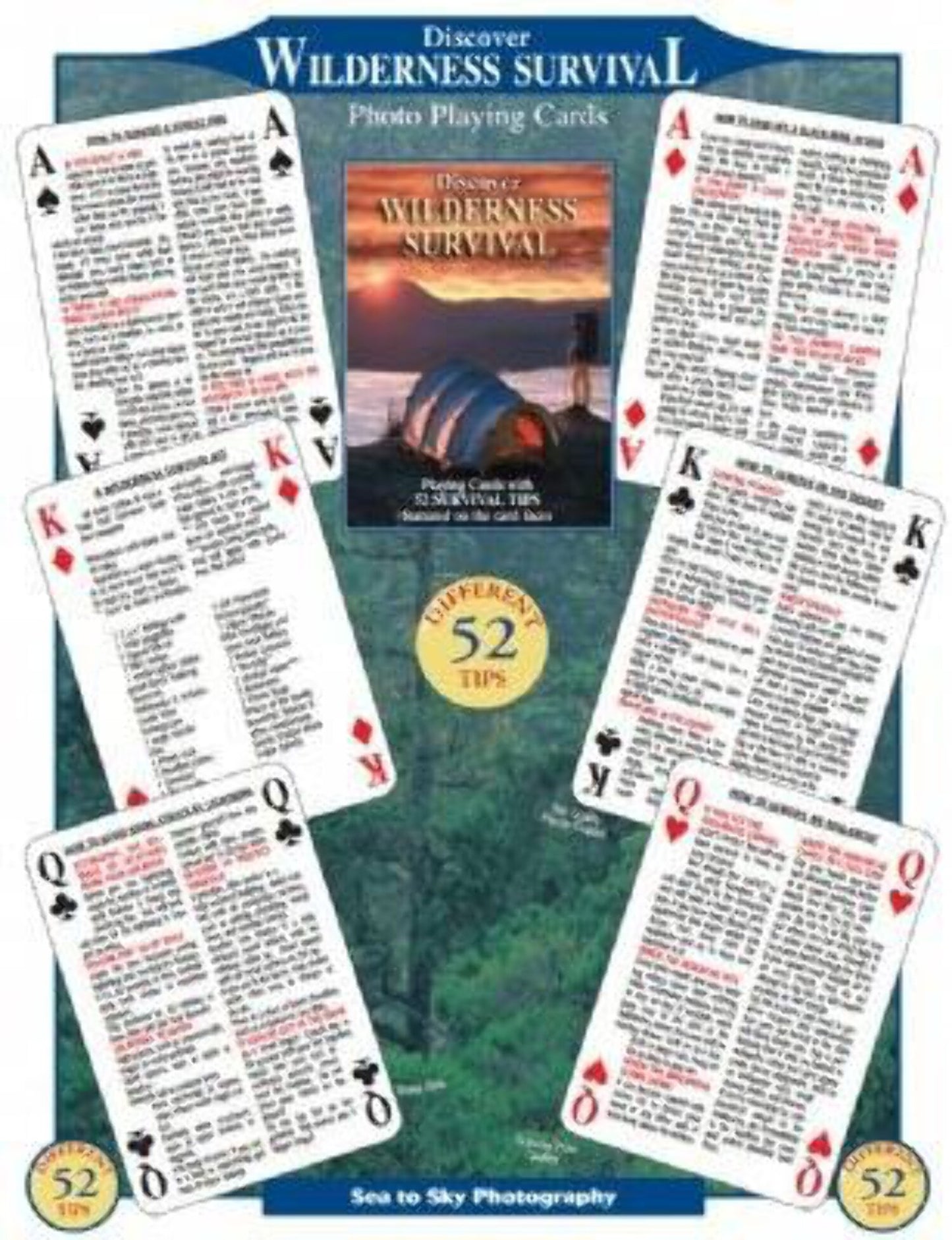 Wilderness Survival Playing Cards