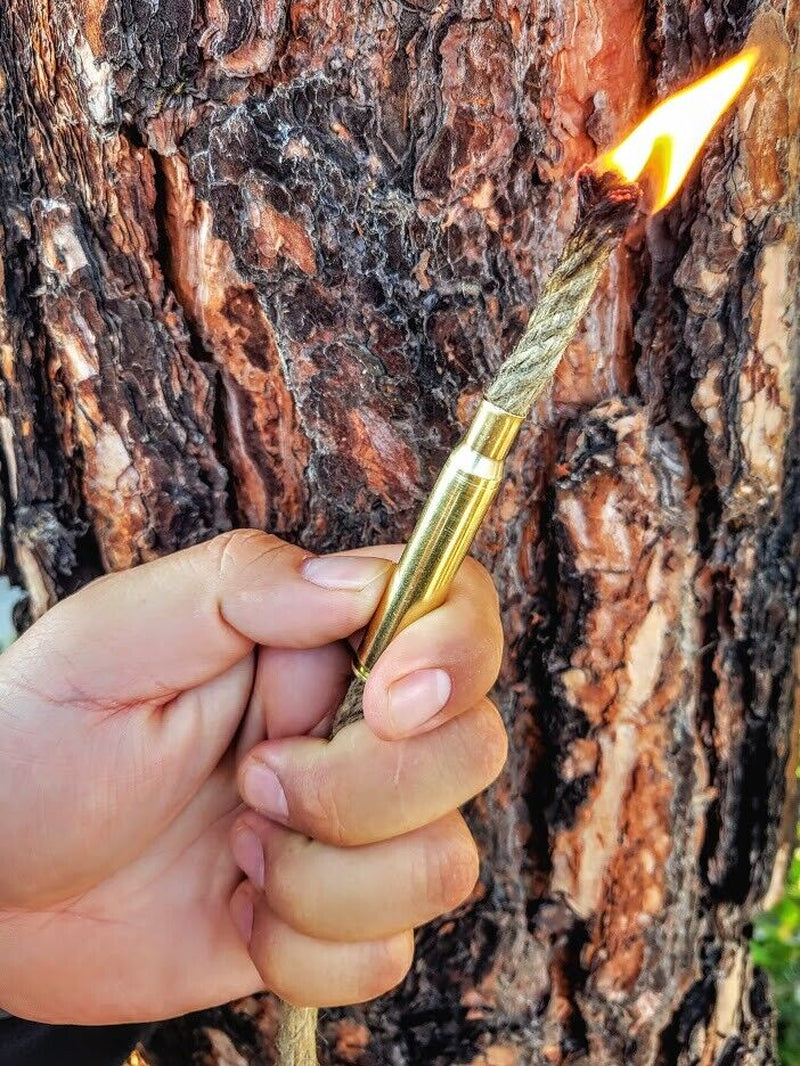 Survival Fire Starting Gear Tinder Wick Bushcraft Camping