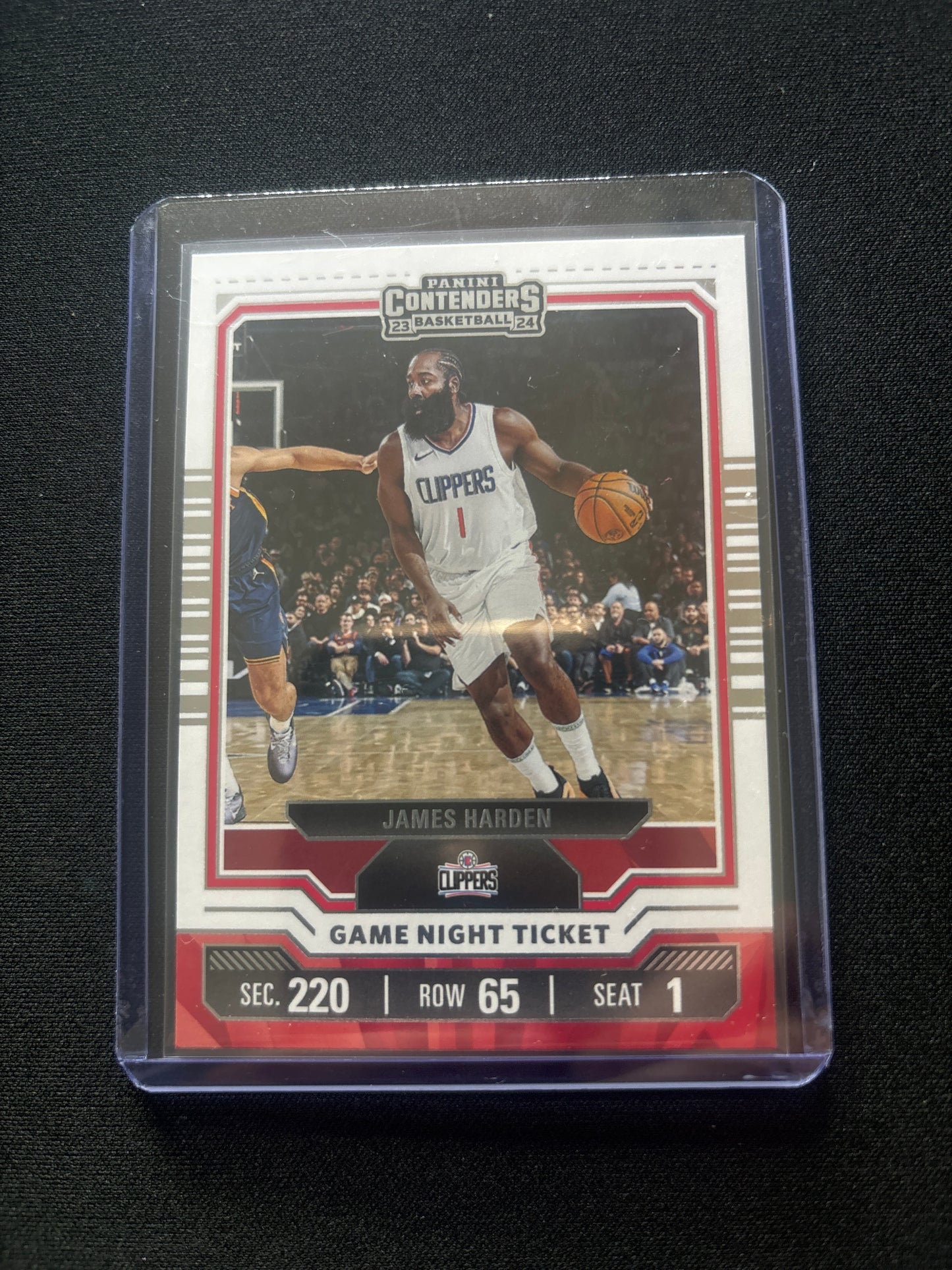 James Harden Panini Contenders Game Night Ticket #1