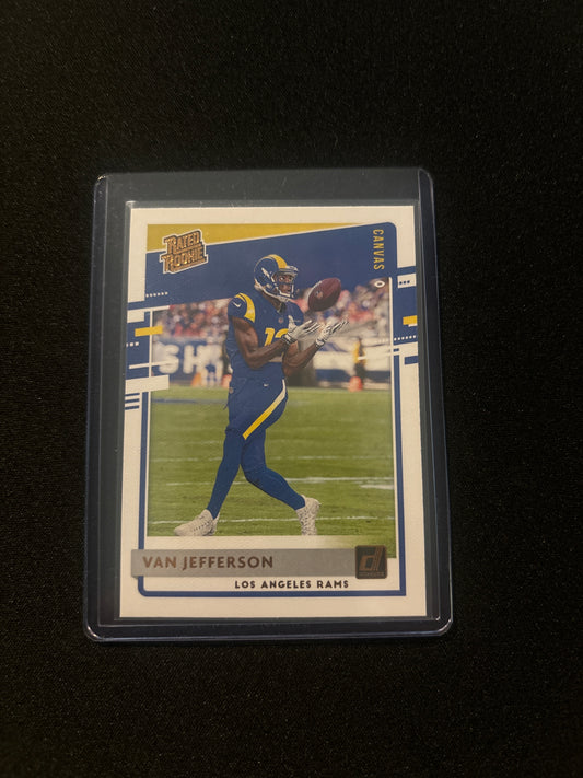 Van Jefferson Donruss Optic Rookie (Gold) #326