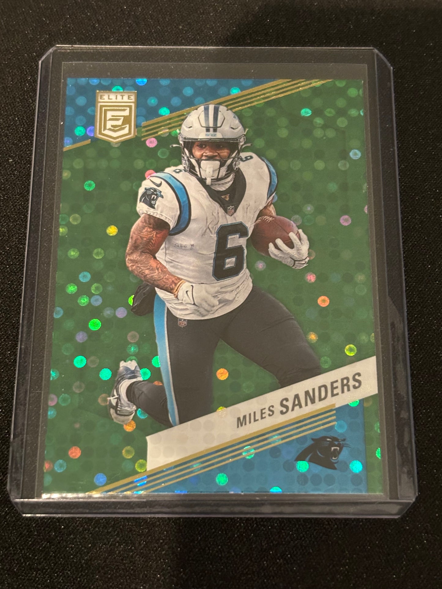 Miles Sanders Panini Evolution (Green Sparkle) #78