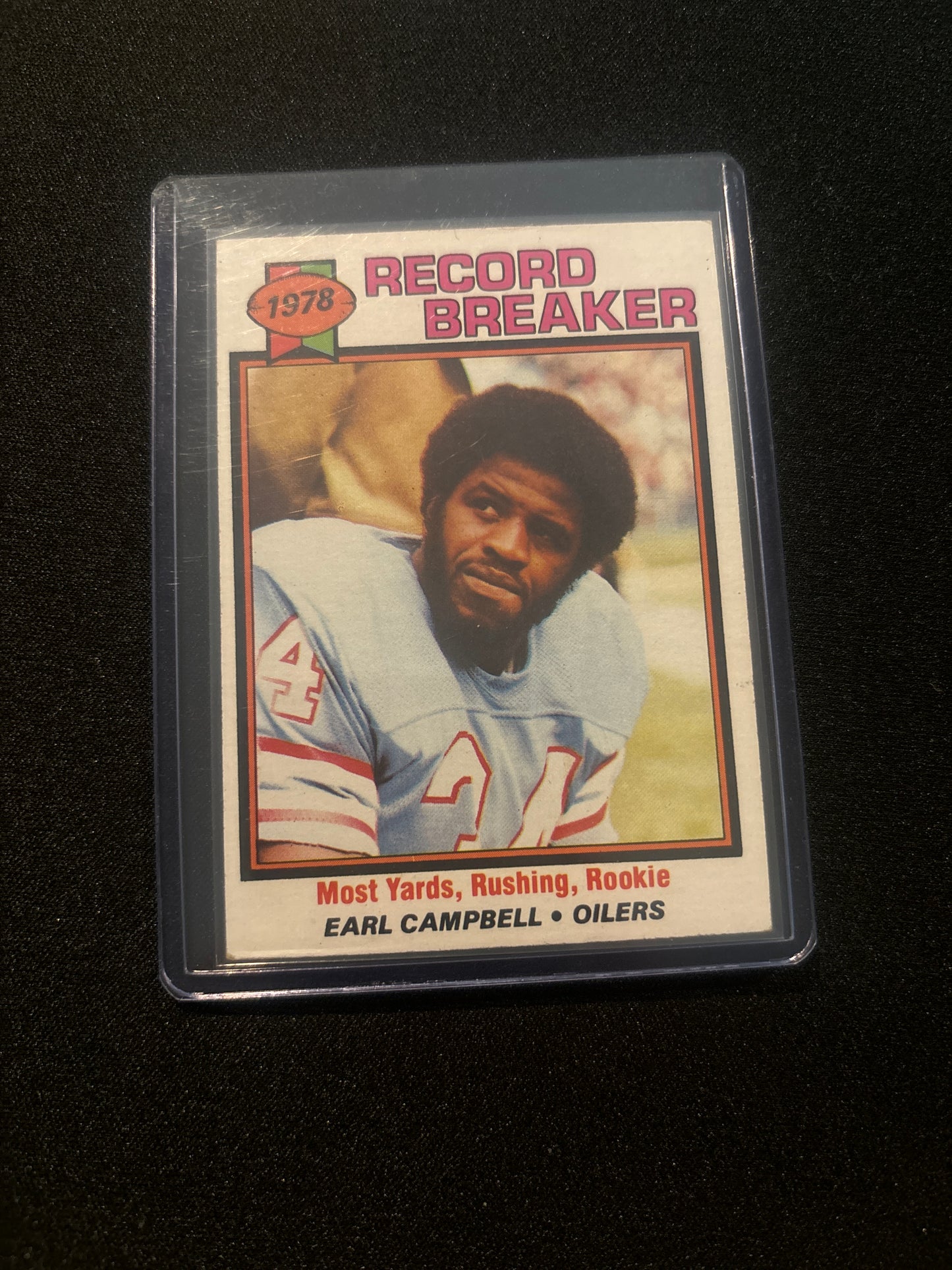 Earl Campbell 78 Topps Record Breaker #331