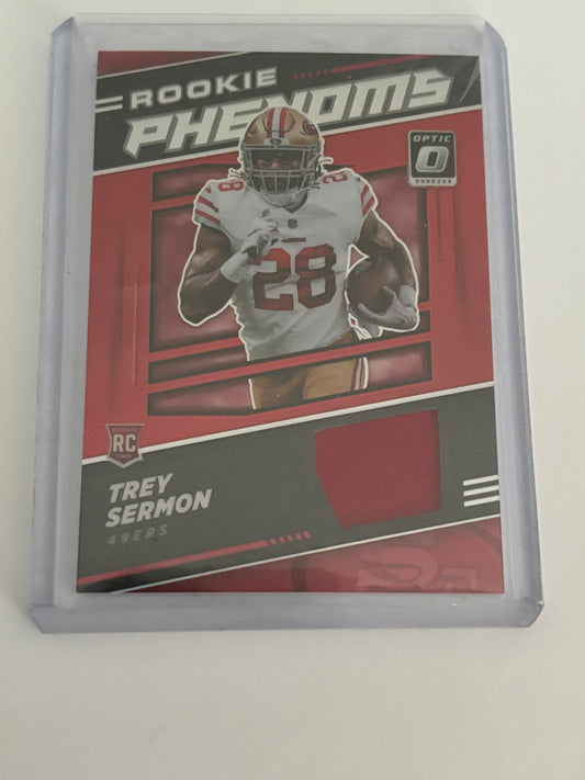 Trey Sermon Donruss Optic Patch #RP-24