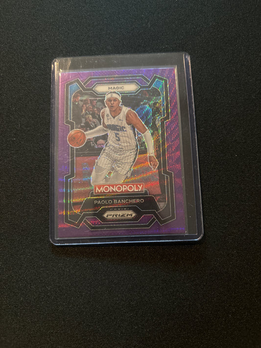 Paolo Banchero Monopoly Prizm #64 (Purple)