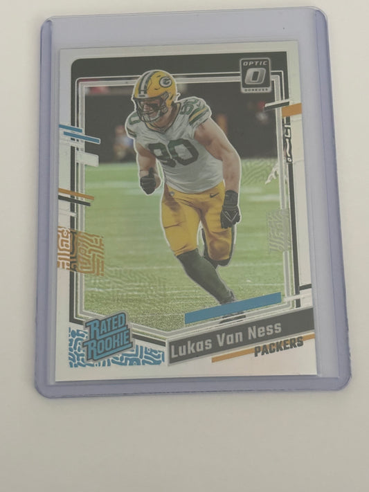 Lucas Van Ness Donruss Optic Rookie (Silver) #240