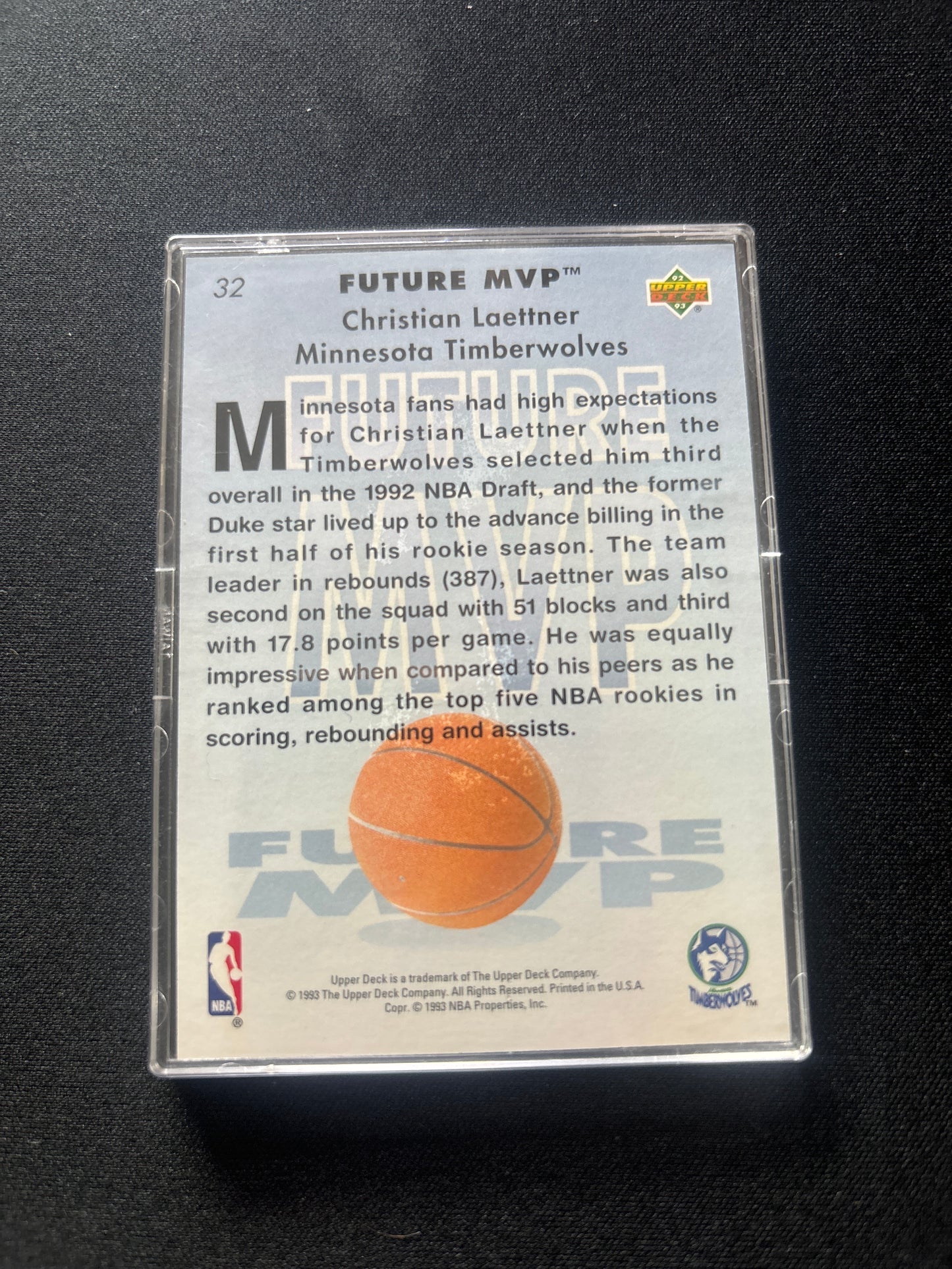 Christian Laettner Upper Deck Future MVP Hologram #32