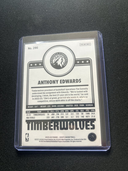 Anthony Edwards NBA Hoops #286