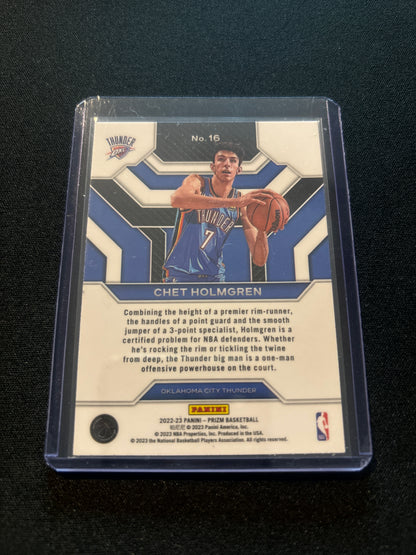 Chet Holmgren Panini Prizm Emergent #16